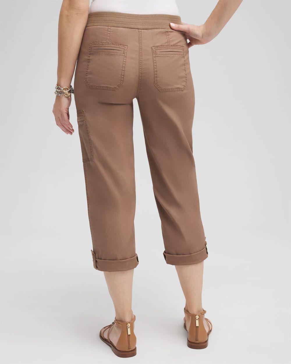 Poplin Cropped Pants