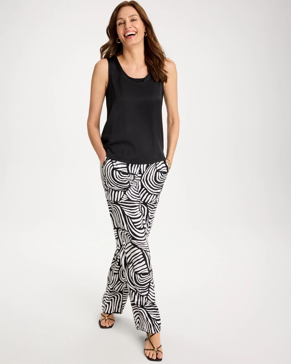 Jersey Satin Tank Top