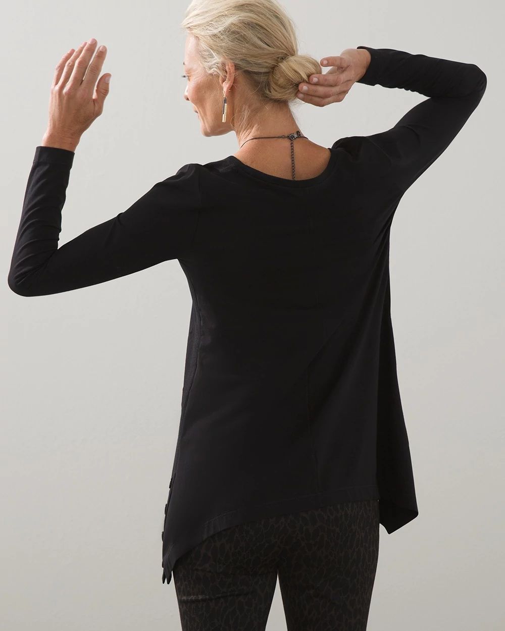 Touch of Cool Side Button Tunic