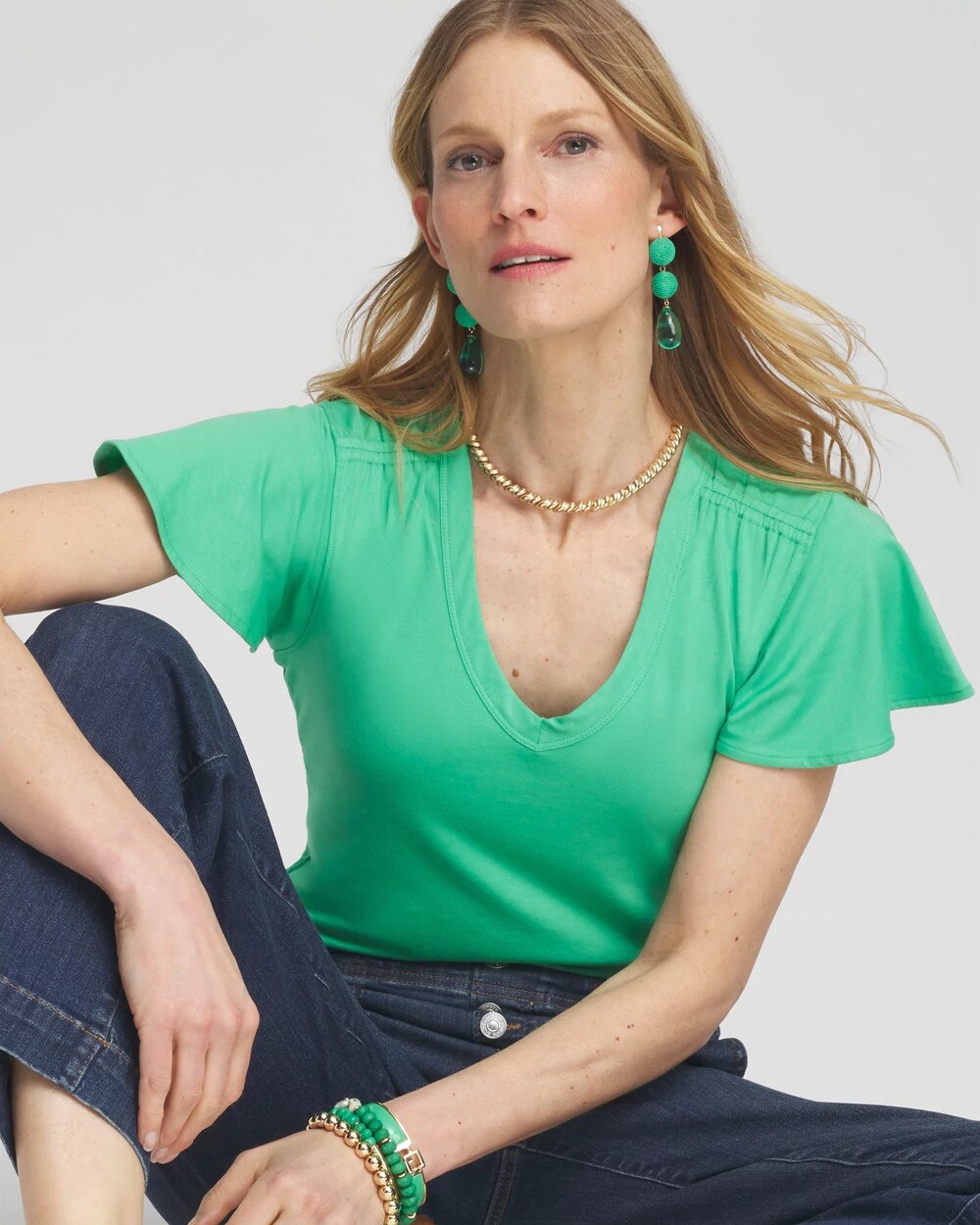 Flutter Sleeve Tee