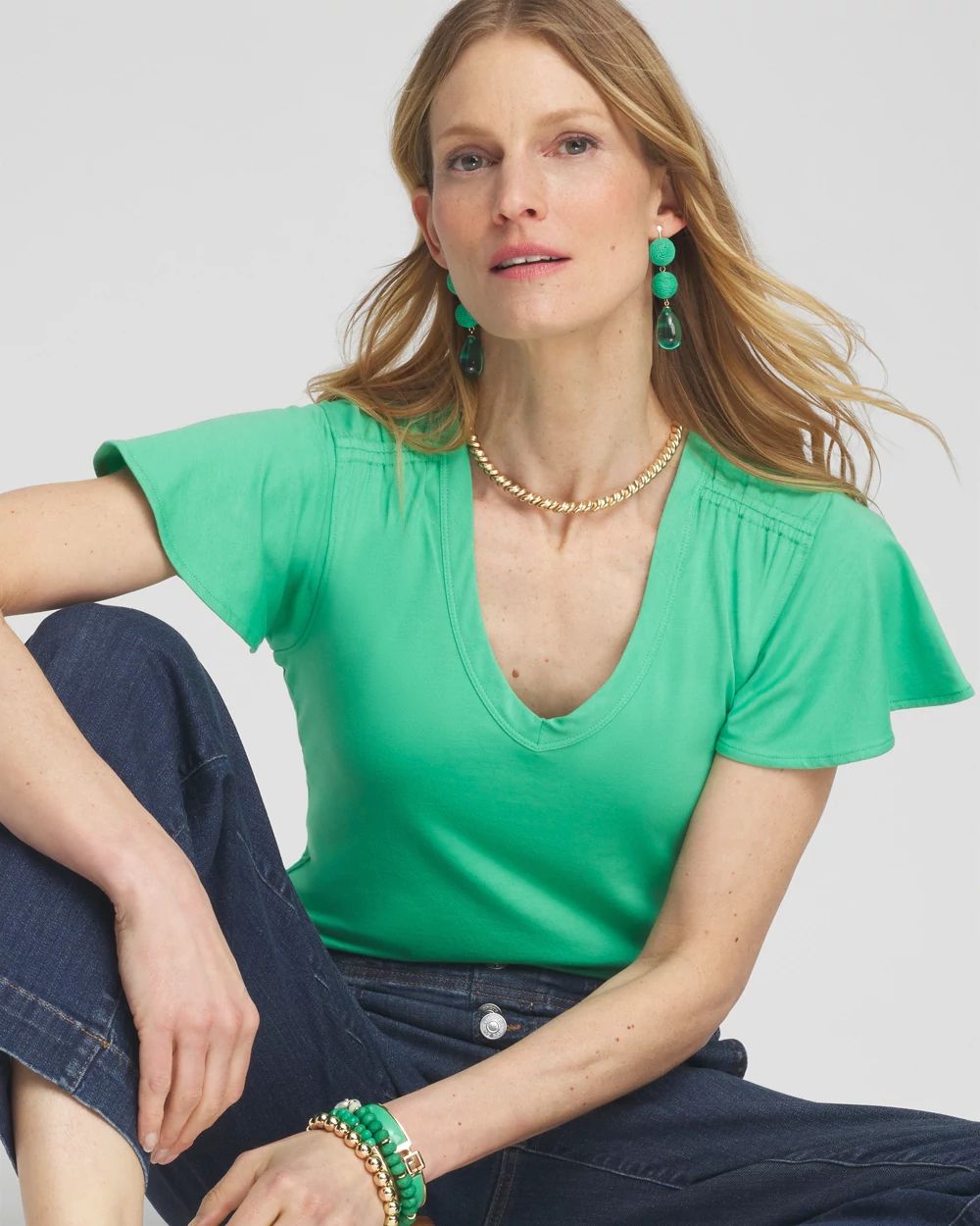 Flutter Sleeve Tee