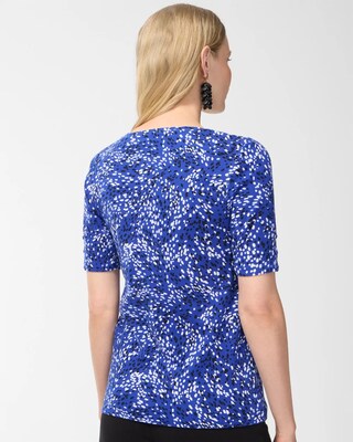 Dot Print Everyday Cotton Tee