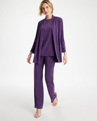 Travelers™ Pleat Front Knit Jacket click to view larger image.