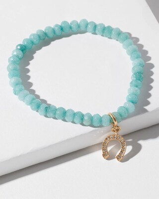 Horseshoe Drop Off Stretch Bracelet