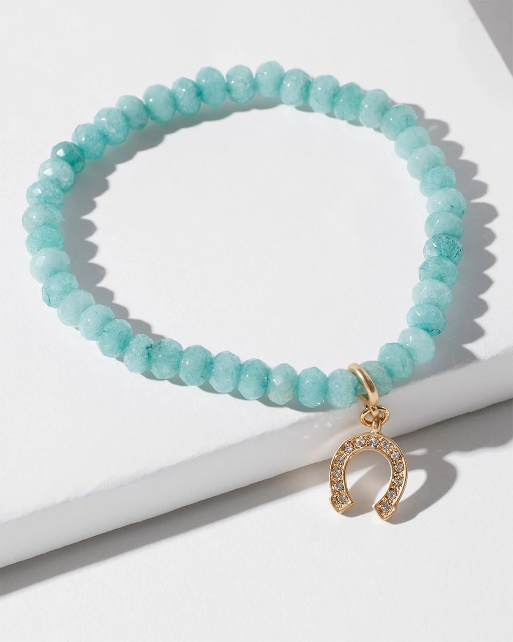 Horseshoe Drop Off Stretch Bracelet