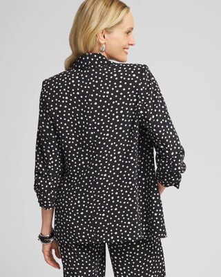 Ruched Sleeve Blazer click to view larger image.
