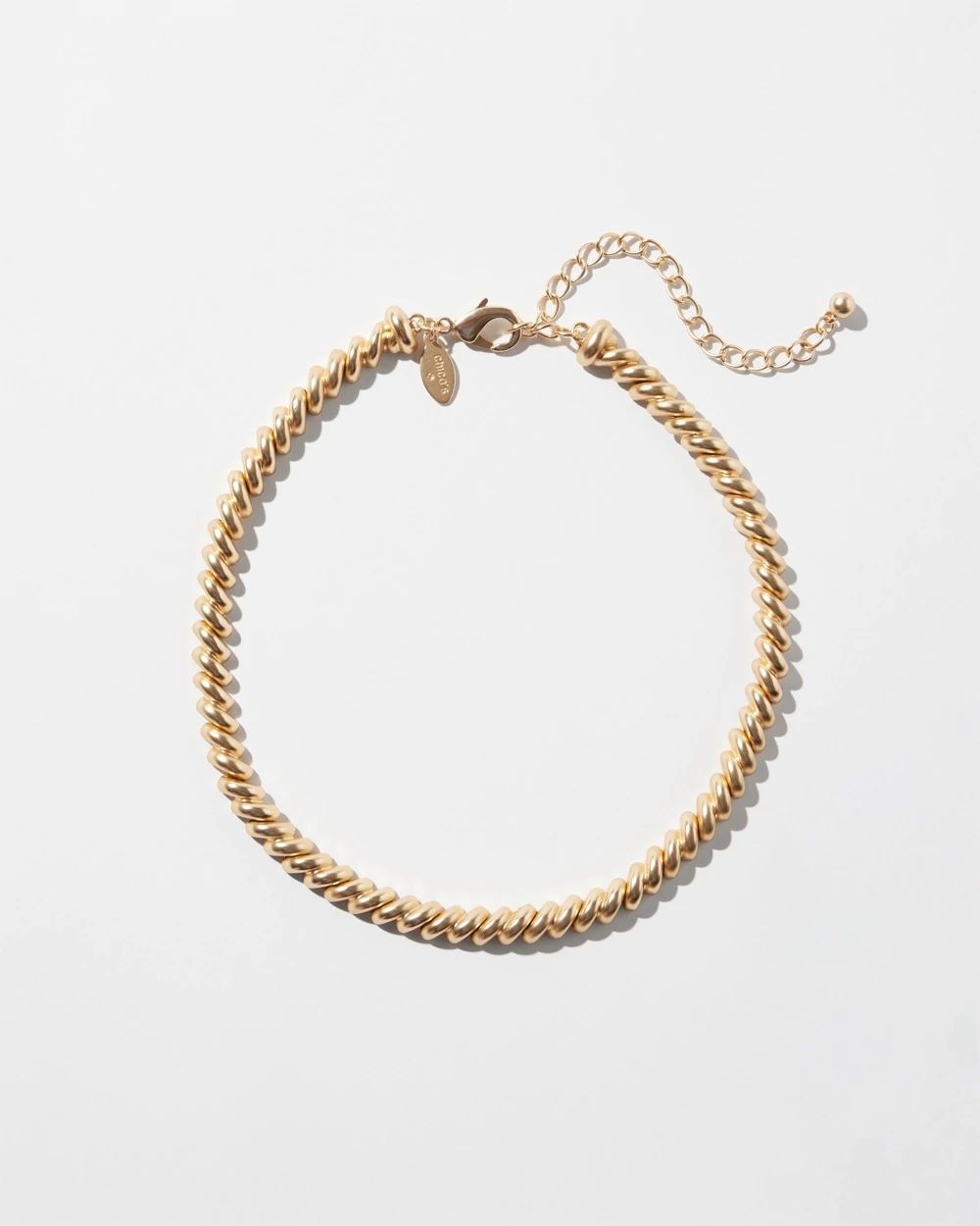 Gold Tone Collar Necklace