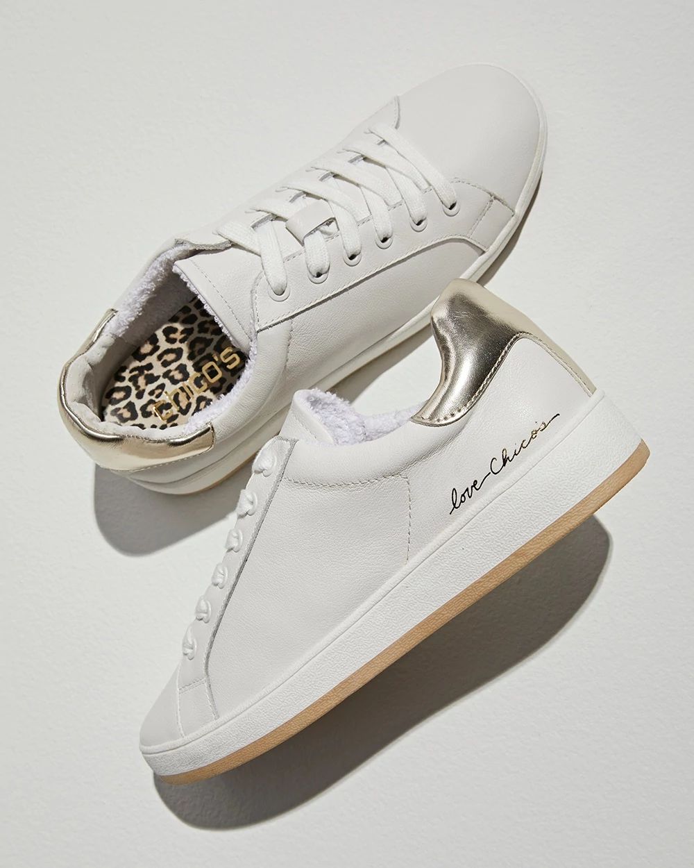 Leather Platform Sneakers