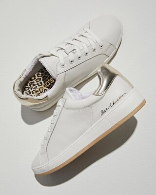 Leather Platform Sneakers