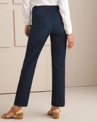 Denim Pull-On Straight Leg Jeggings
