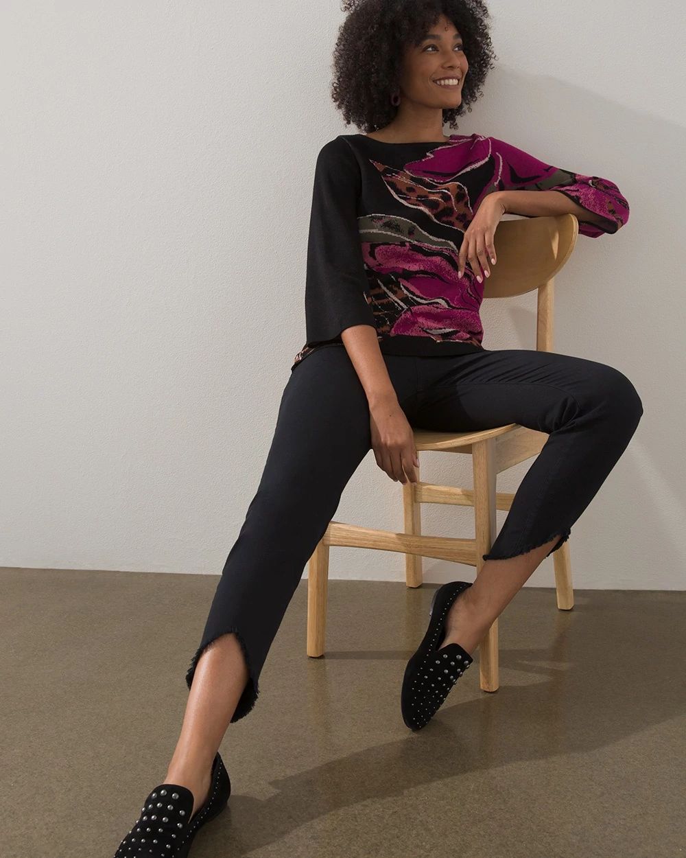Hem Detail Ankle Jeggings