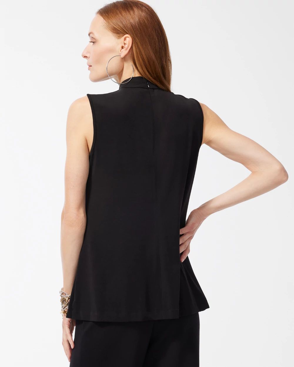 Black Label Twist Neck Top