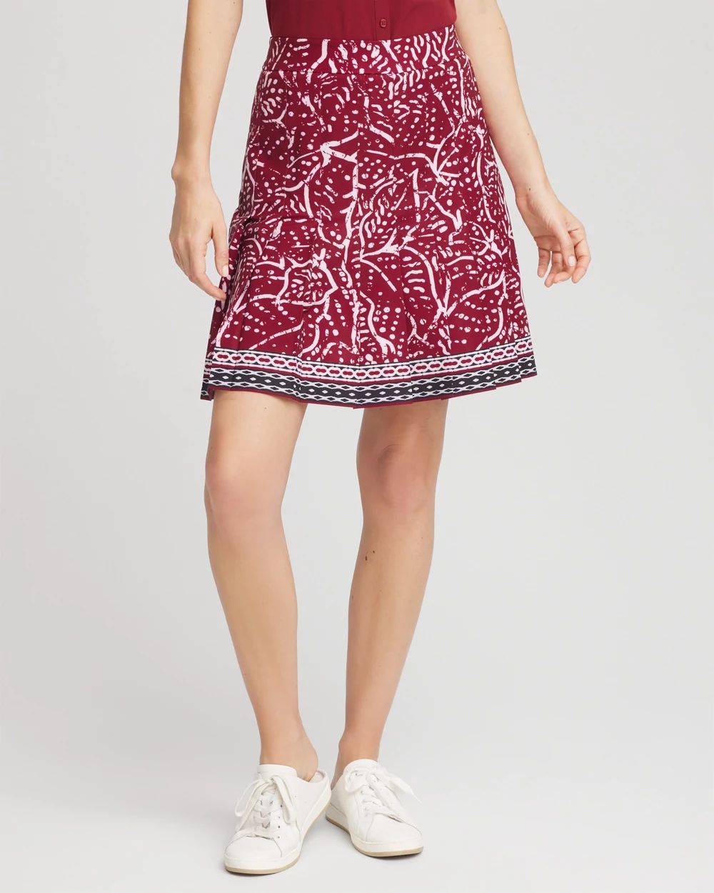 Zenergy® UPF Pleated Floral Skort