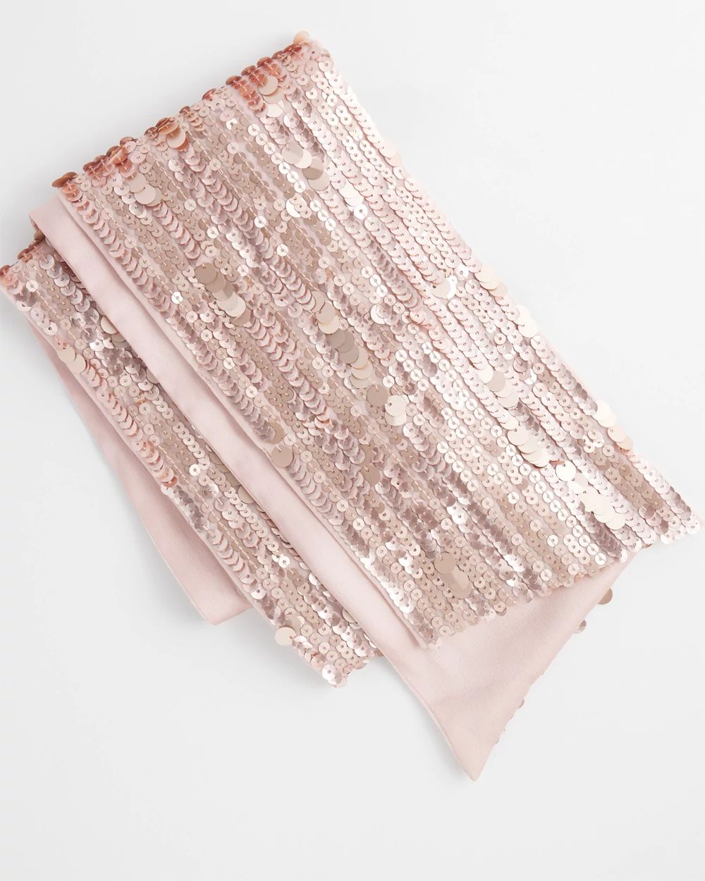 Sequin Skinny Scarf click to view larger image.