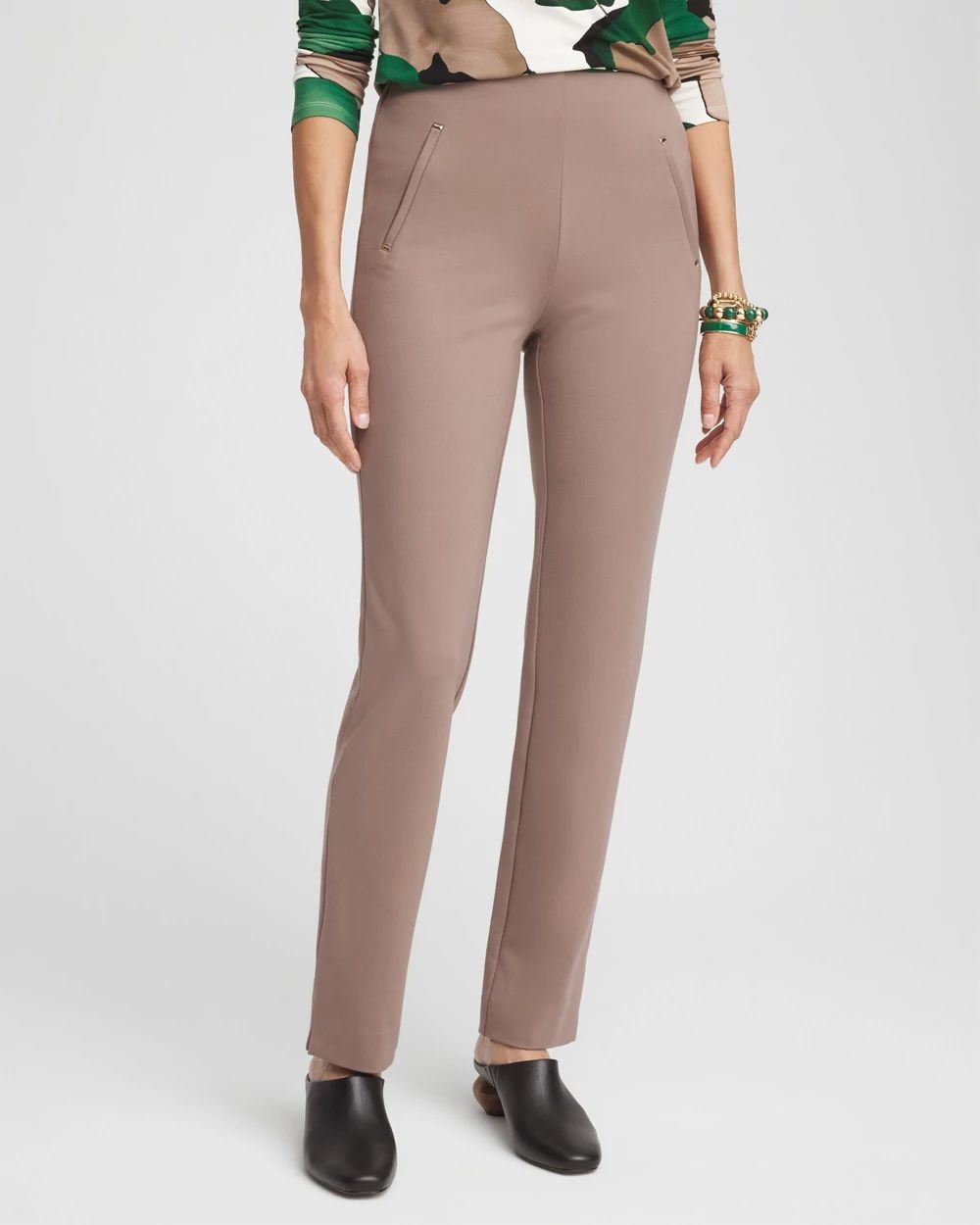 Juliet Slim Trim Detail Ankle Pants