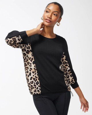 Zenergy Bungee Animal Print Sweatshirt