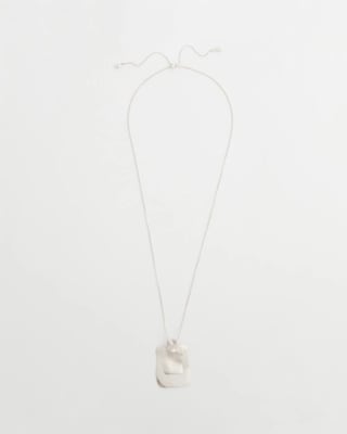 Adjustable Square Pendant Necklace