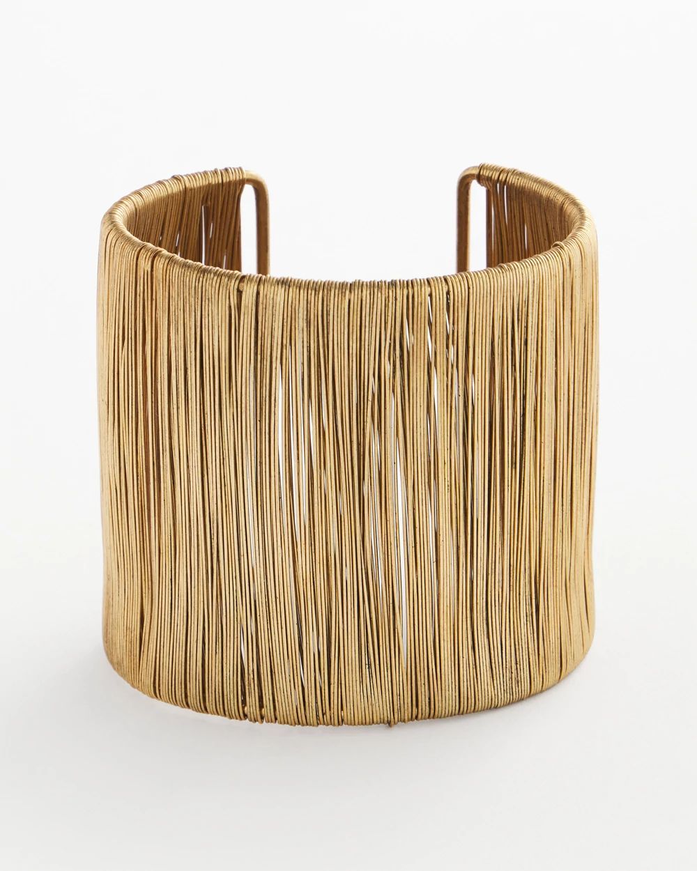 Textured Gold Stretch Cuff