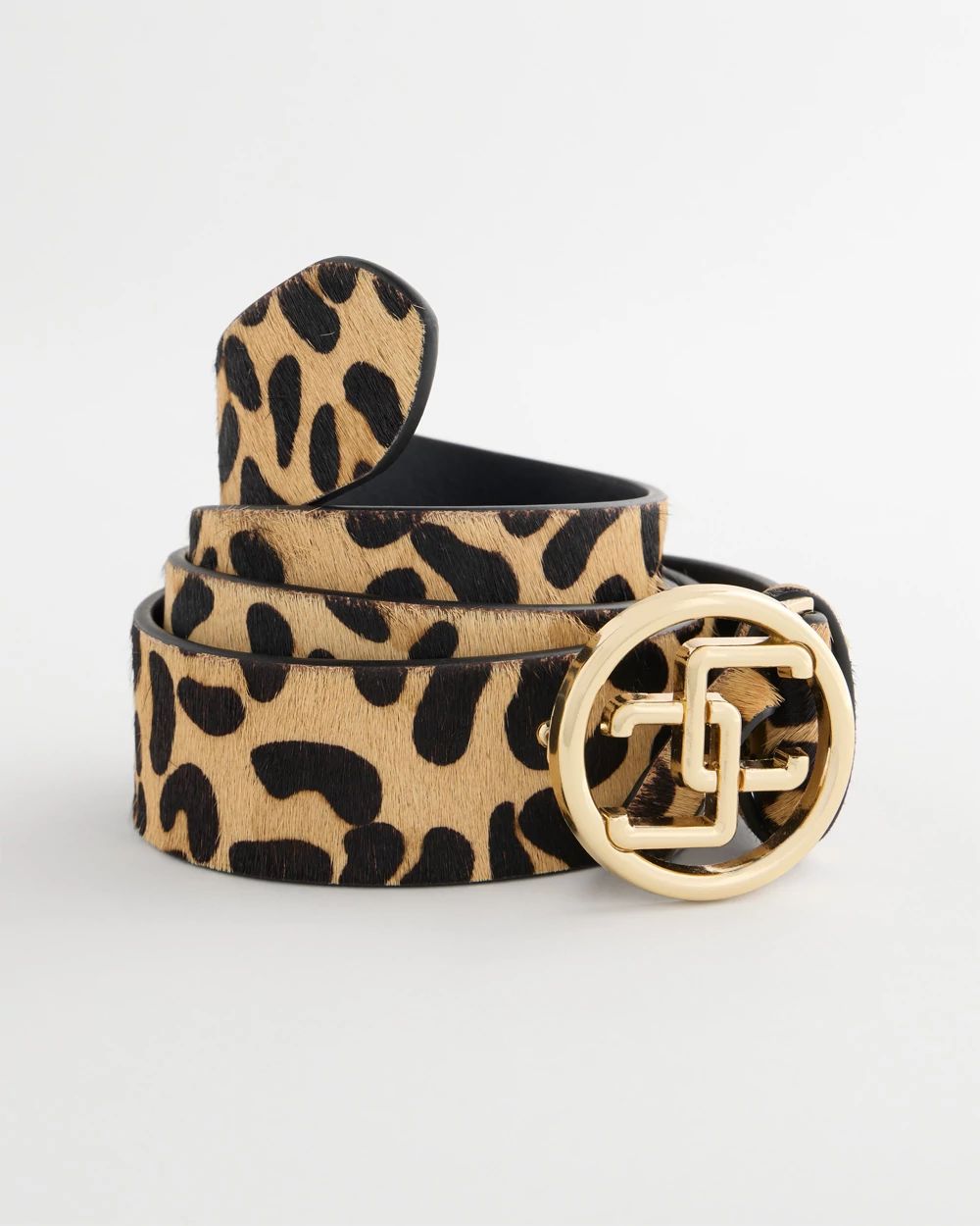 Leopard CC Logo Trouser Belt click to view larger image.