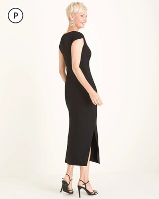 Petite Twist-Front Maxi Dress