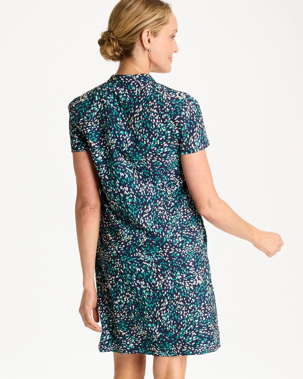 Zenergy® UPF Contrast Trim Dress click to view larger image.