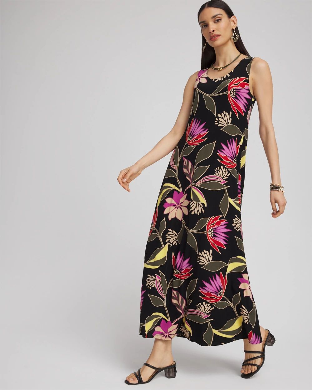 Travelers™ Floral Tank Dress click to view larger image.