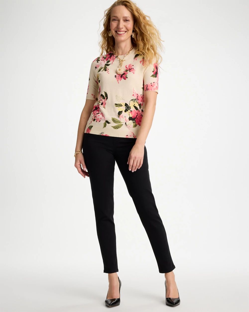 Modern Pull-On Ankle Jeggings click to view larger image.