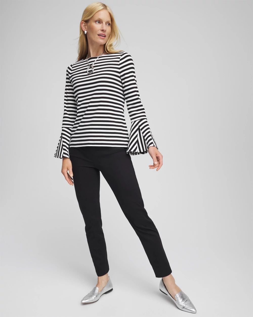 Pull-On Slim-Fit Ankle Jeggings