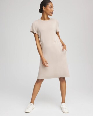 Zenergy® Scuba Bungee-Waist Dress click to view larger image.