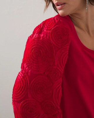 Rose Applique Top