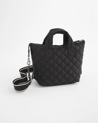 Quilted Cross Body Sport Tote Bag