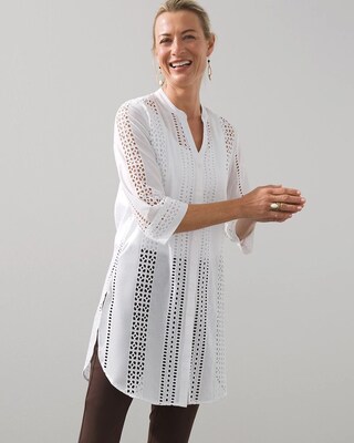 Eyelet Maxi Tunic