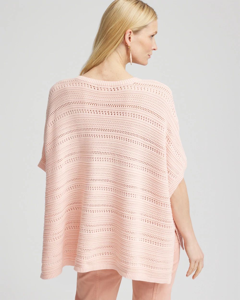 Hi-Lo Hem V-Neck Poncho