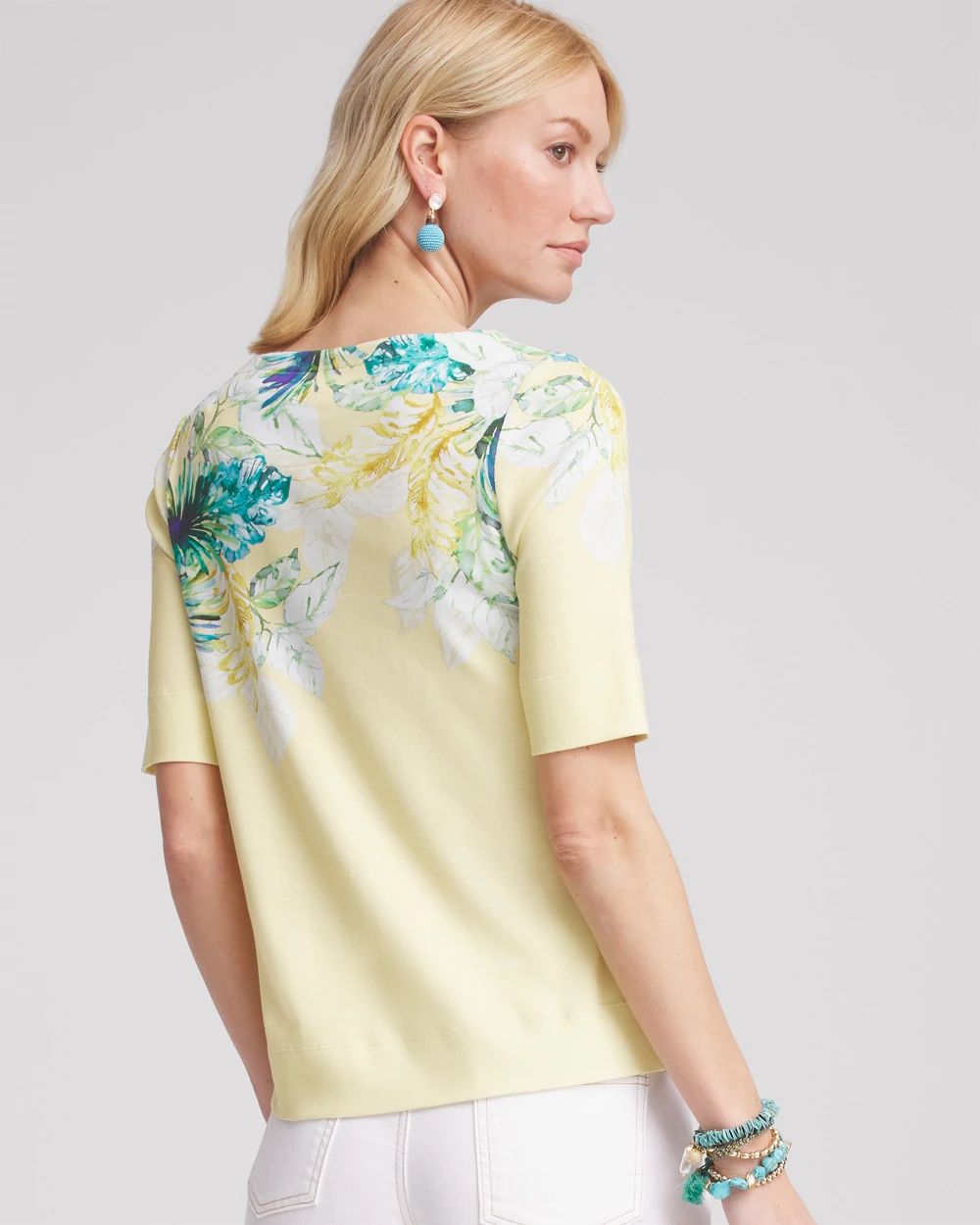Floral Pima Everyday Tee