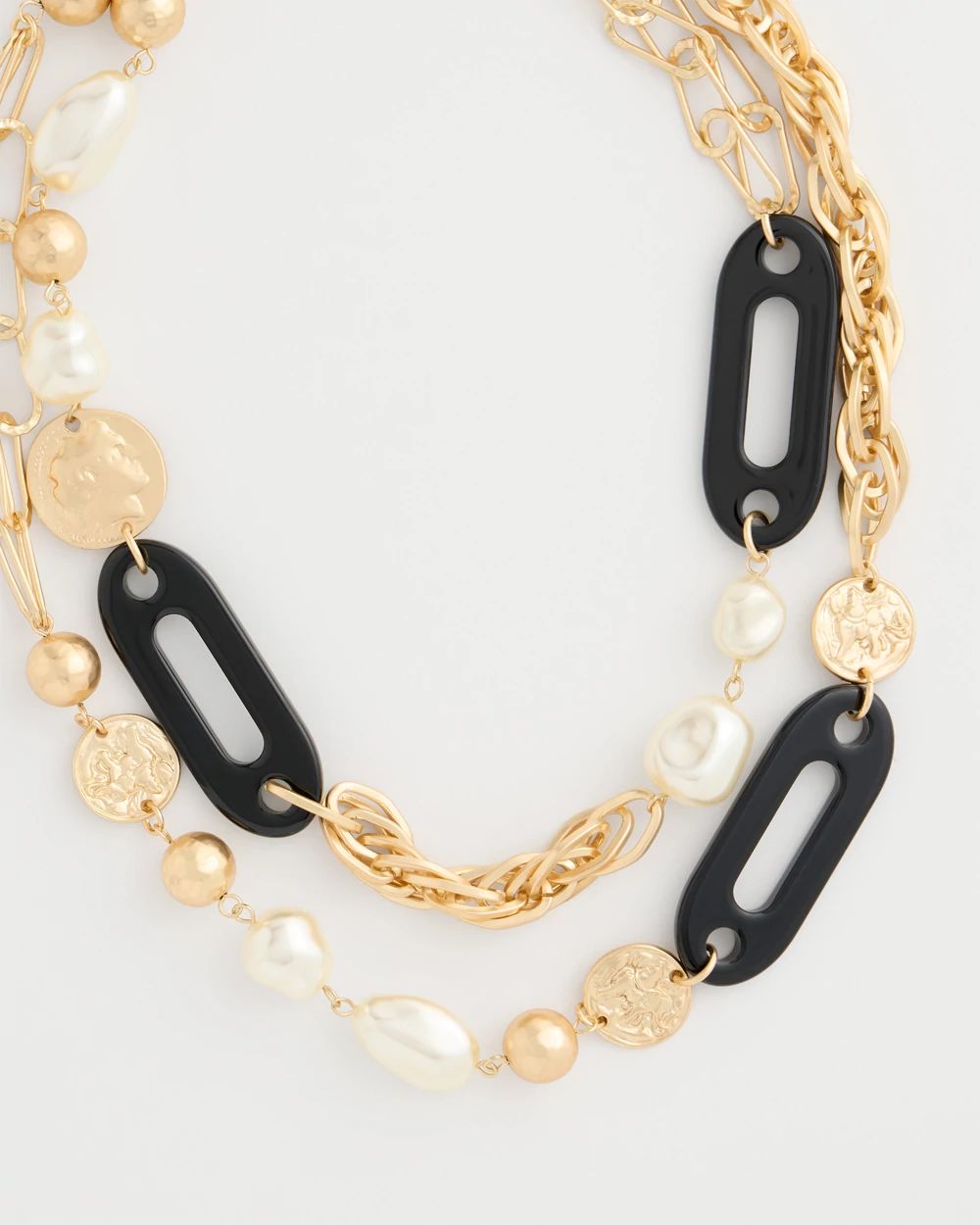 Double-Strand Charm Necklace click to view larger image.