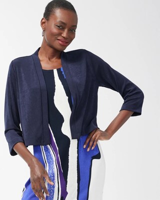 Travelers Cropped Cardigan