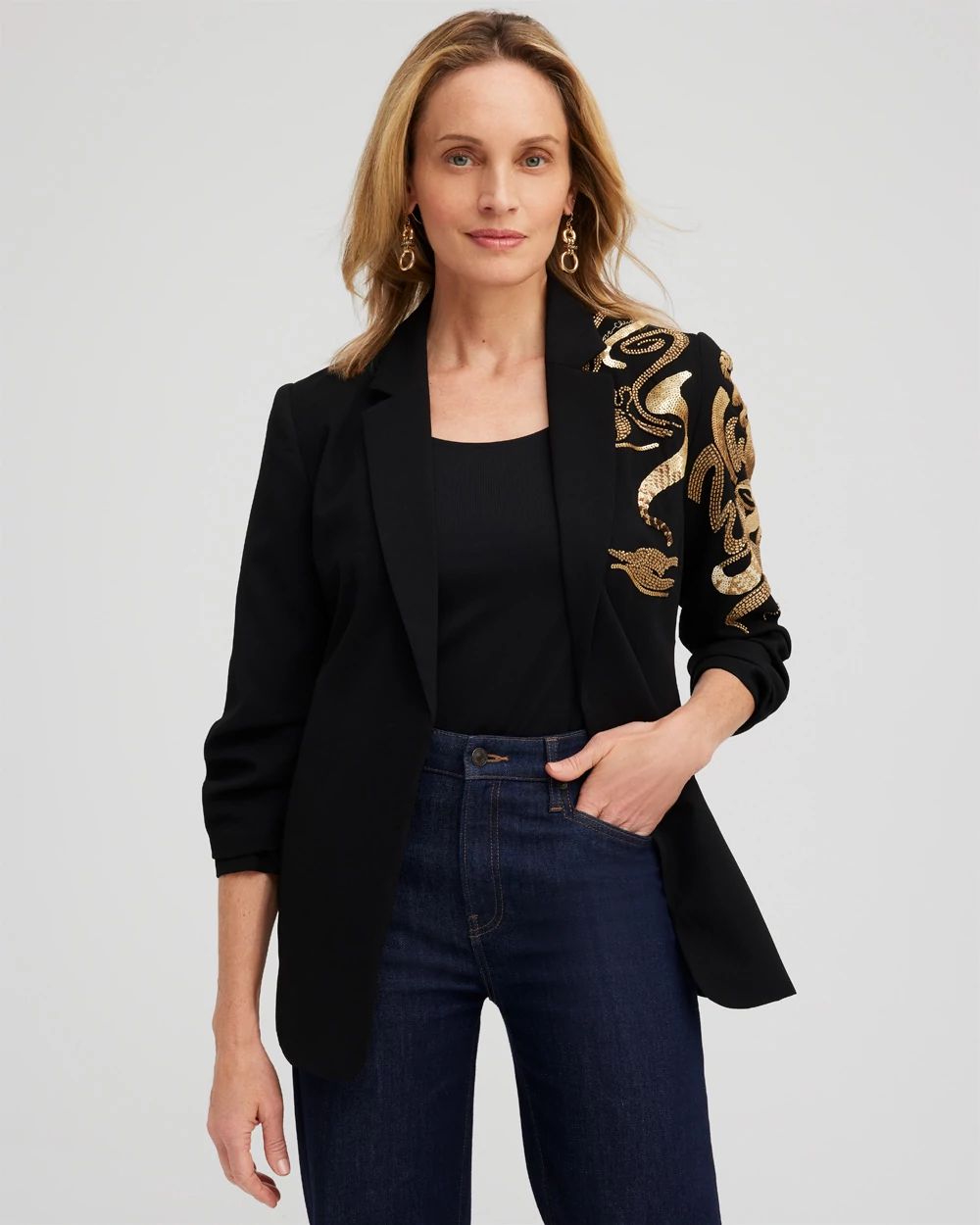 Embellished Blazer