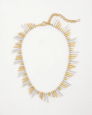 Mixed-Metal Collar Necklace