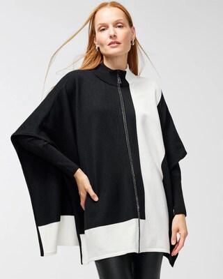 Colorblock Ruana