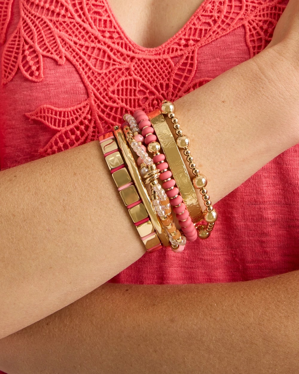 Aventurine Jade Stone Stretch Bracelet