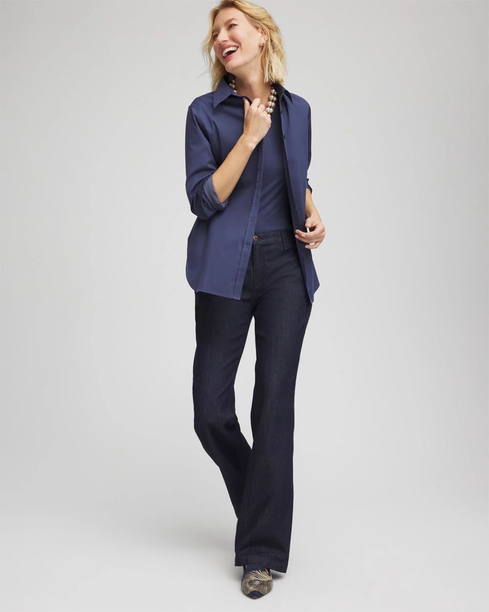 No Iron™ Stretch Shirt click to view larger image.