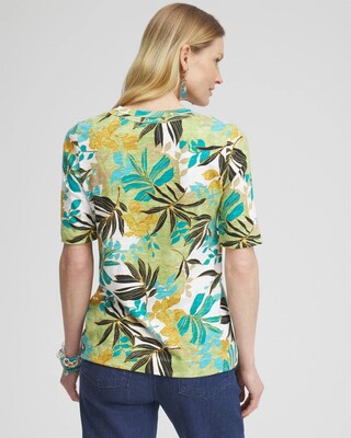 Palms Scoop Neck Tee