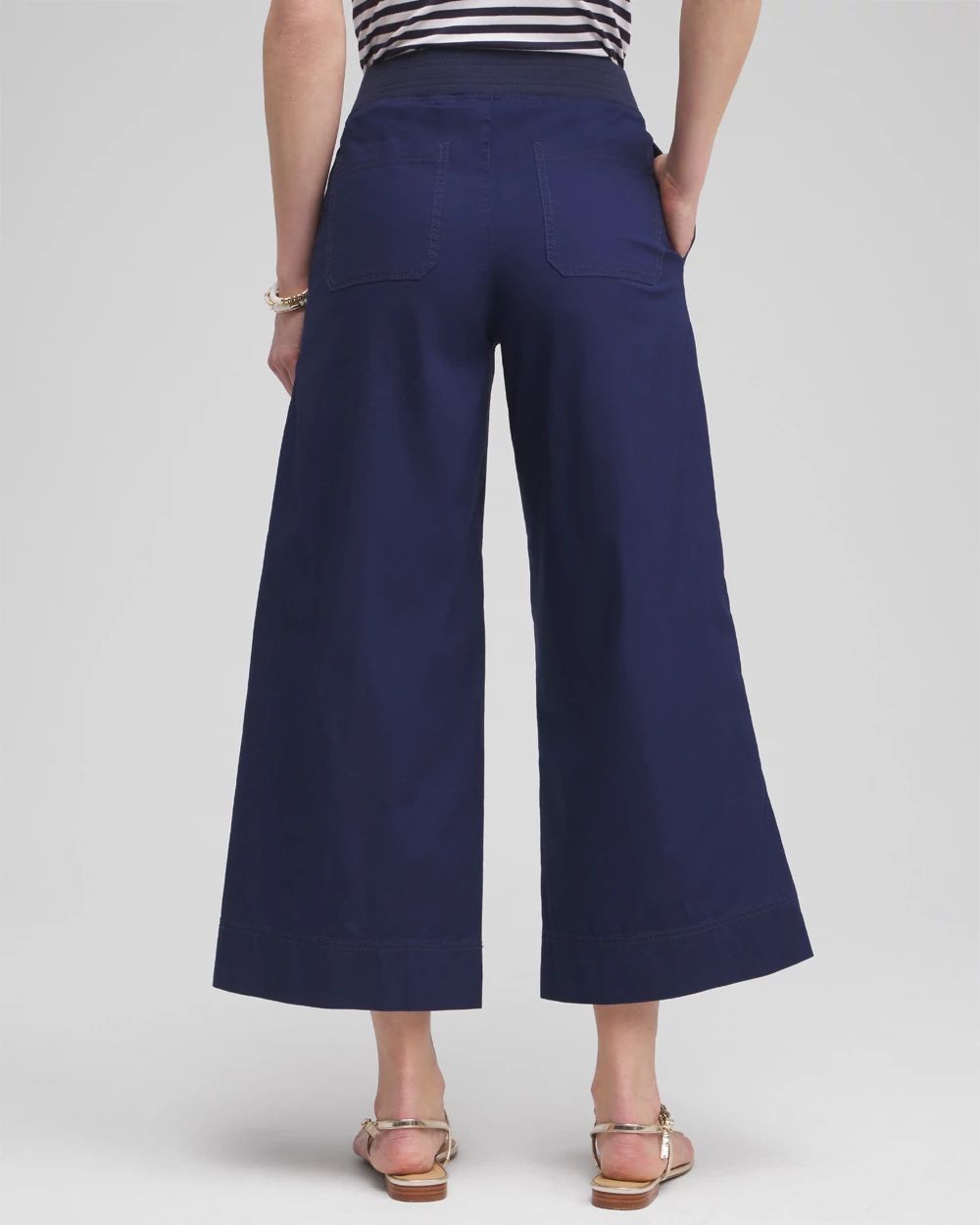 Poplin Culotte Pants