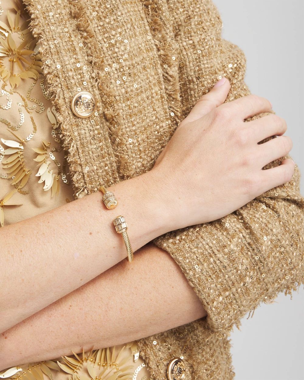 Embellished Cuff Bracelet