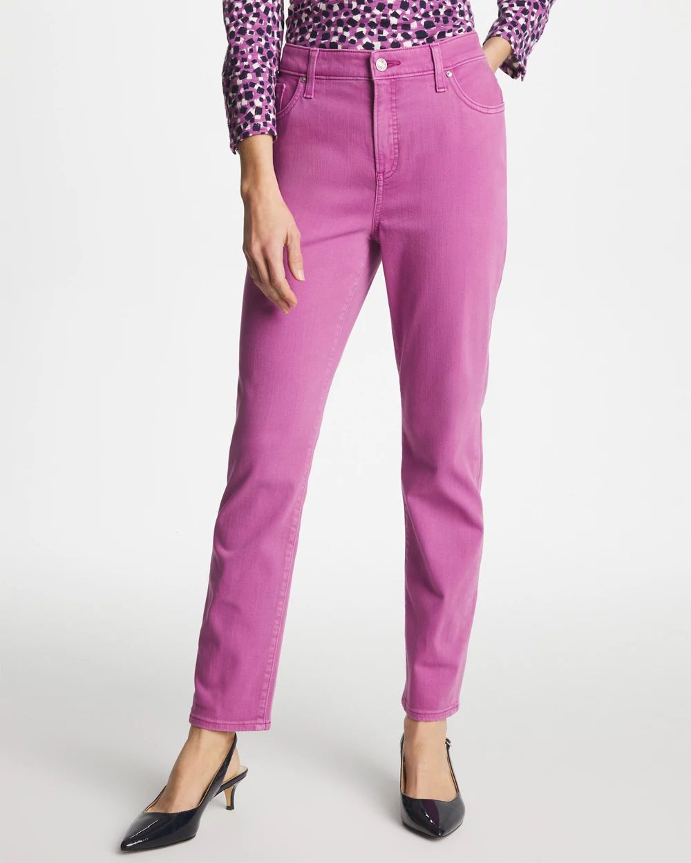 Girlfriend Slim Ankle Jeans