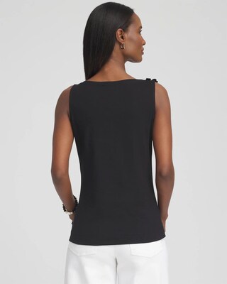 3D Ruffle Front Tank click to view larger image.