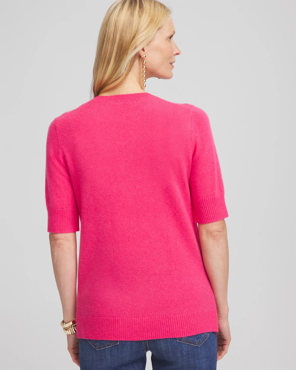 Cashmere Short Sleeve Sweater
