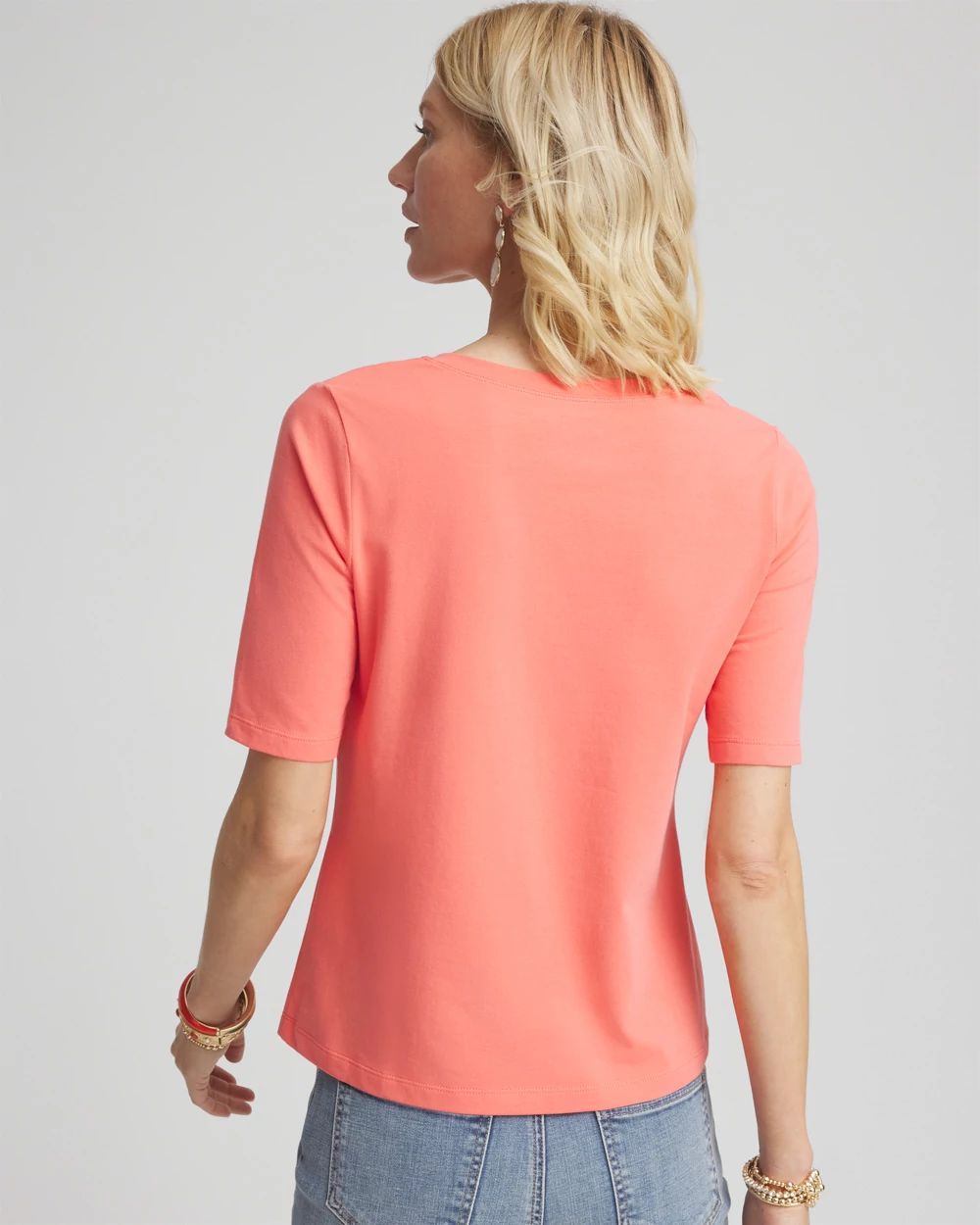 Elbow-Sleeve Perfect Tee click to view larger image.