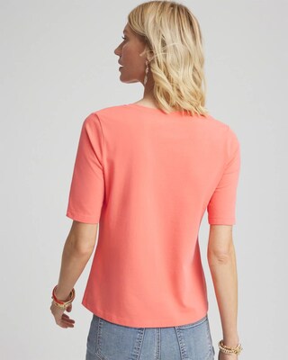 Elbow-Sleeve Perfect Tee click to view larger image.