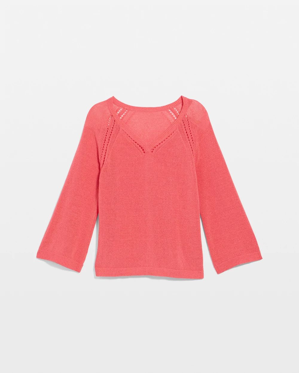 Cotton-Blend Pullover Sweater